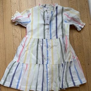 GAP toddler girls button down pastel dress 4T dress NWT